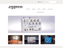 Tablet Screenshot of empresseffects.com
